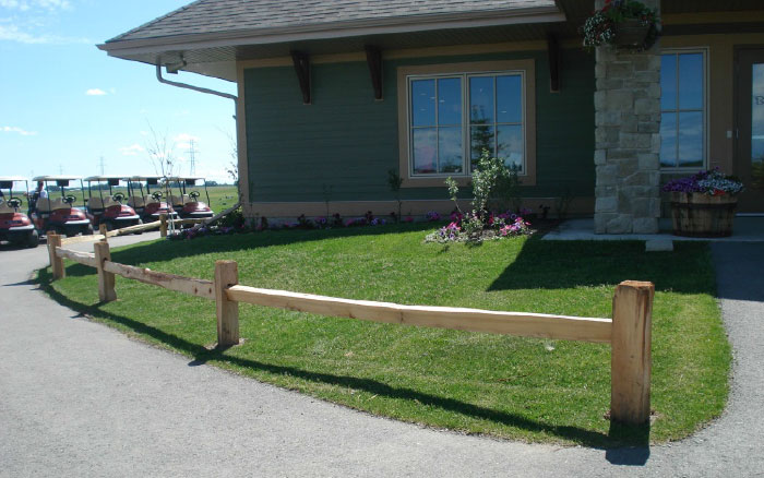 1-rail posts with 10' rails