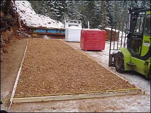 Cedar Mulch Bales Coverage